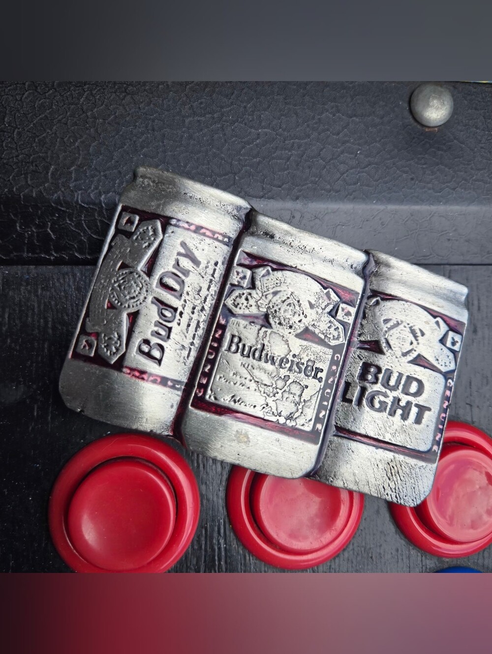 Budweiser Vintage Belt Buckle - Bud Light & Bud Dry